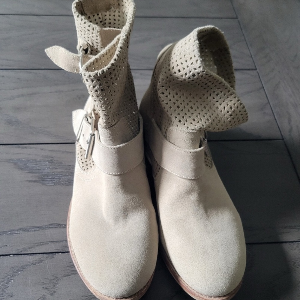 Italy Formentini Women’s Ankle Suede Boots Booties Size 36 Us 5.5/6